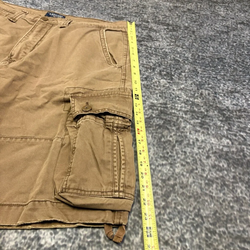 U.S. Polo ASSN Cargo Shorts Mens 38 Brown Baggy Utility Outdoor Skater Y2K